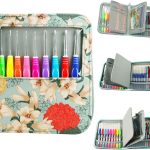 Crochet Hooks Set With Beautiful Compartmentalized Storage Case