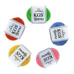 KGS Summer Yarn | 100 gm Crocheting Summer Yarn | Medium Thickness Hook Size 2.5 - 4.0 mm | Soft and Comfortable Yarn