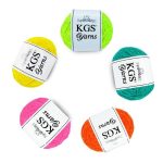 KGS 100% Acrylic Yarn | 100 GM | Medium 6 Ply | for Crocheting and Knitting